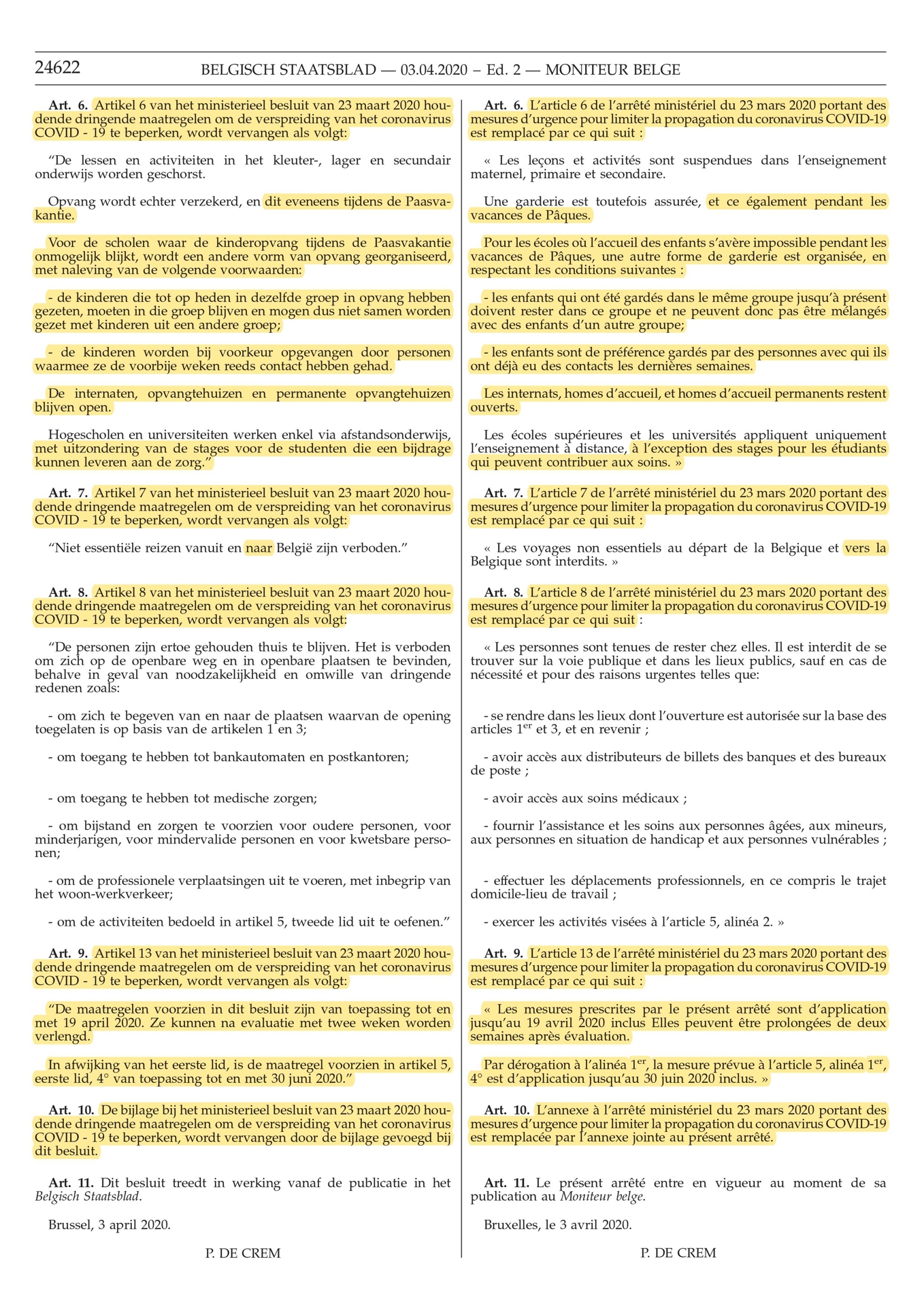 Arrêté 3.04 4